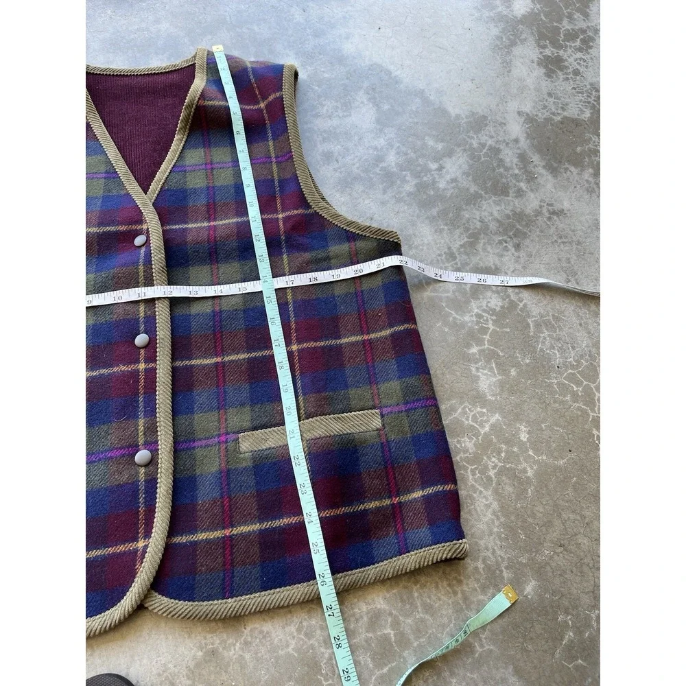 Vintage Pendleton Western Aztec Southwestern Wool Vest Size Large